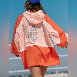 Free People Care FP Movement Like The Wind Logo Jacket Size S NWOT Womens